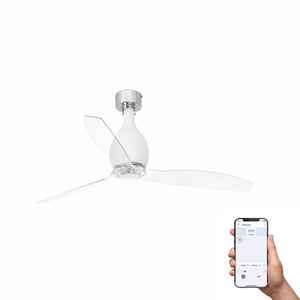 MINI ETERFAN – Ventilateur de plafond blanc mat WiZ connecté avec moteur DC