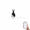 Ventilateur de plafond design MINI ETERFAN noir mat – Silencieux, LED & Wiz Smart