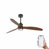 JUST FAN – Ventilateur plafond design industriel avec LED 16W et gestion WiZ Smart