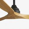 Ventilateur de plafond ALO L noir/bois connecté WIZ et télécommande