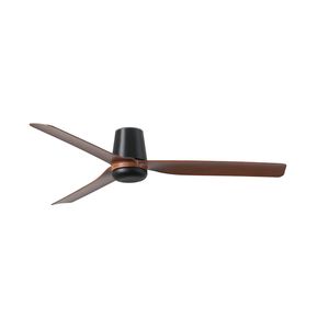 Ventilateur de Plafond PUNT noir/noyer – Silence, Économie et Confort Toute l’Année