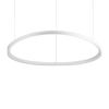 Suspension GEMINI avec profilé aluminium plat Led finition Blanc mat 