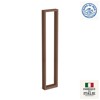 Borne rectangulaire profil aluminium IP66 ARKE 1000 en marron rouille