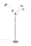 Lampadaire MARLEY Nickel Mat 5L - 412400507