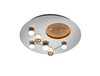 Plafonnier LED TRIO ZODIAC 644810107 - 50 cm, Nickel Mat, CCT et SwitchDimmer