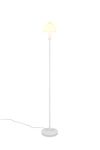 Lampadaire droit GLENN diffuseur blanc finition blanche