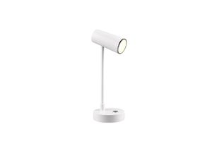 Lampe de bureau rechargeable blanche LENNY