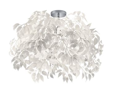 Plafonnier feuilles blanches LEAVY T1 de TrioLighting