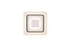 Plafonnier Led petit carré blanc mat JORA TrioLighting