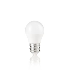 Ampoule sphérique opale LED 6W E27 3000°K lumière chaude