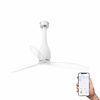 ETERFAN M – Ventilateur de plafond blanc mat connecté Wiz Smart