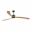 Ventilateur de plafond KAUAI XXL marron/bois avec télécommande