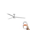 Ventilateur de plafond CRUISER XL blanc connecté TUYA et télécommande et Led