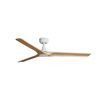 Ventilateur de Plafond HEYWOOD L – Faro – Bois clair, DC Silencieux, Télécommande