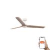 Ventilateur de Plafond HEYWOOD L – Faro – Bois clair, éclairage Led, app Tuya et Télécommande