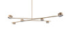 Suspension CODA 6 Lumières GX53 Beige Chaud L143cm - 369000643