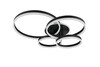Plafonnier LED TRIO DRAKE 632210432 – Noir mat, CCT & Télécommande