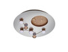 Plafonnier LED TRIO ZODIAC 644810107 - 50 cm, Nickel Mat, CCT et SwitchDimmer