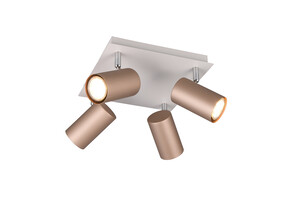 Plafonnier carré MARLEY Café 4L - 802430465