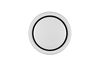 Plafonnier LED grand rond noir mat ATRIA