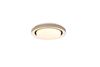 Plafonnier LED petit rond noir mat ATRIA
