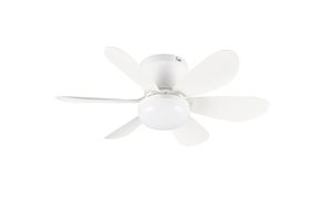 Ventilateur plafond LUND Trio Lighting – Compact, lumière variable, télécommande incluse