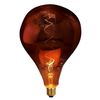 Ampoule 165mm cuivré filament hélice Girard Sudron