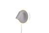 Applique liseuse blanc mat et cercle lumineux JORDAN