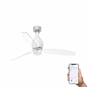Ventilateur de plafond design MINI ETERFAN – Silencieux, LED 3000 K & Wiz Smart