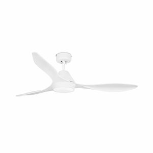 Ventilateur blanc de Plafond POLARIS– Silencieux,  LED et Réversible 