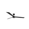 Ventilateur de plafond CRUISER XL noir avec télécommande et Led