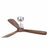 Ventilateur de plafond LANTAU en bois foncé – Design, silence et performance