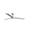 Ventilateur de plafond RUDDER L blanc/bois et télécommande