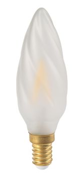 Flamme torsadée satinée filament LED 4W E14 dimmable Girard Sudron