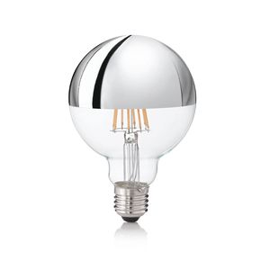 Globe 95 mm calotte argentée IdealLux – 8 W E27 – 3000 K