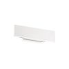 Applique murale DESK barre plate finition Blanc mat 