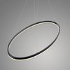 Lustre ovale suspendu TITUS finition Anthracite
