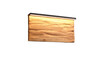 Applique murale LED TRIO KALEA 255519130 - Rectangulaire, métal et bois naturel