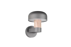 Applique extérieure FRASER TrioLighting anthracite bois – lumière 360° IP54