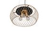 Lustre ovale grillagé laiton mat TAMIL de Triolighting