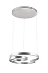 Suspension Trio Marnie 344110105 - LED 68 W dimmable - aluminium brossé