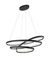 Suspension CIOLA LED Noir Mat L115cm - 377210132