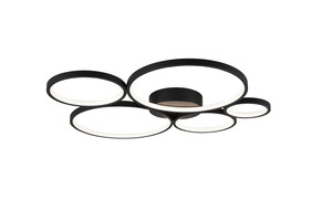 Plafonnier Rondo Grand Noir Mat