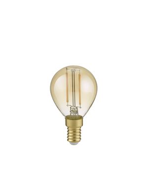 Sphérique ambre filament LED 4W E14 teinte chaude SwitchDimmer