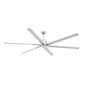 Ventilateur de plafond ANDROS XXL  Nickel satiné avec télécommande