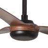 Ventilateur de Plafond PUNT noir/noyer- Contrôle Tuya Smart