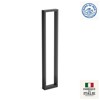 Borne rectangulaire profil aluminium IP66 ARKE 1000 en gris foncé RAL7021