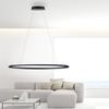 Lustre ovale suspendu TITUS finition Anthracite