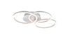 Plafonnier Led blanc mat 3 cadres ronds CIRCLE de Triolighting