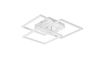 Plafonnier Led blanc mat 3 cadres carrés MOBILE de Triolighting